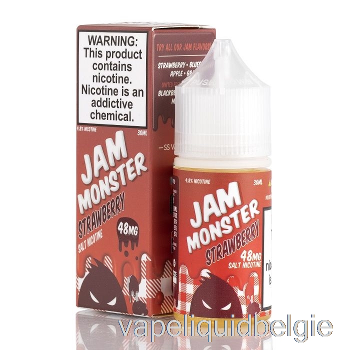 Vape Vloeibare Aardbei - Jam Monsterzouten - 30ml 48mg